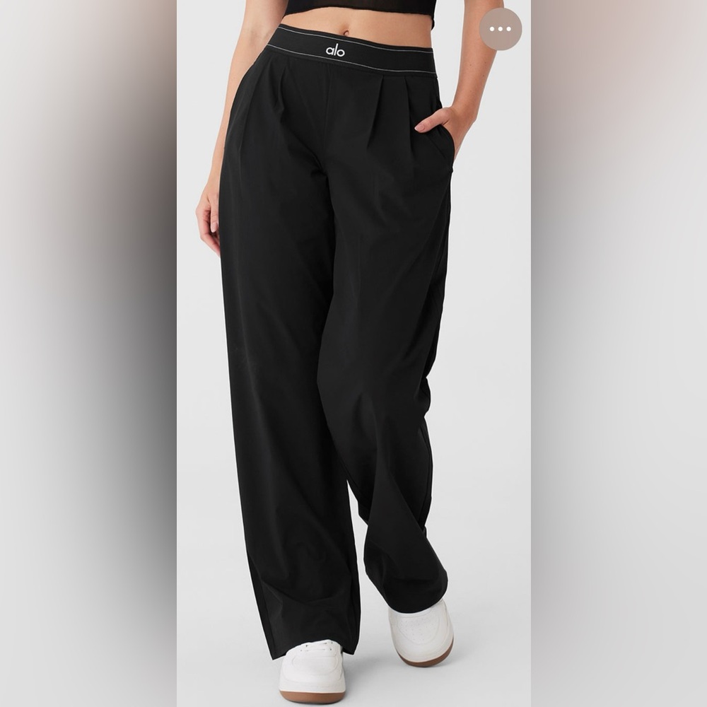 ALO Yoga Suit Up Trouser (BLACK) Size Small